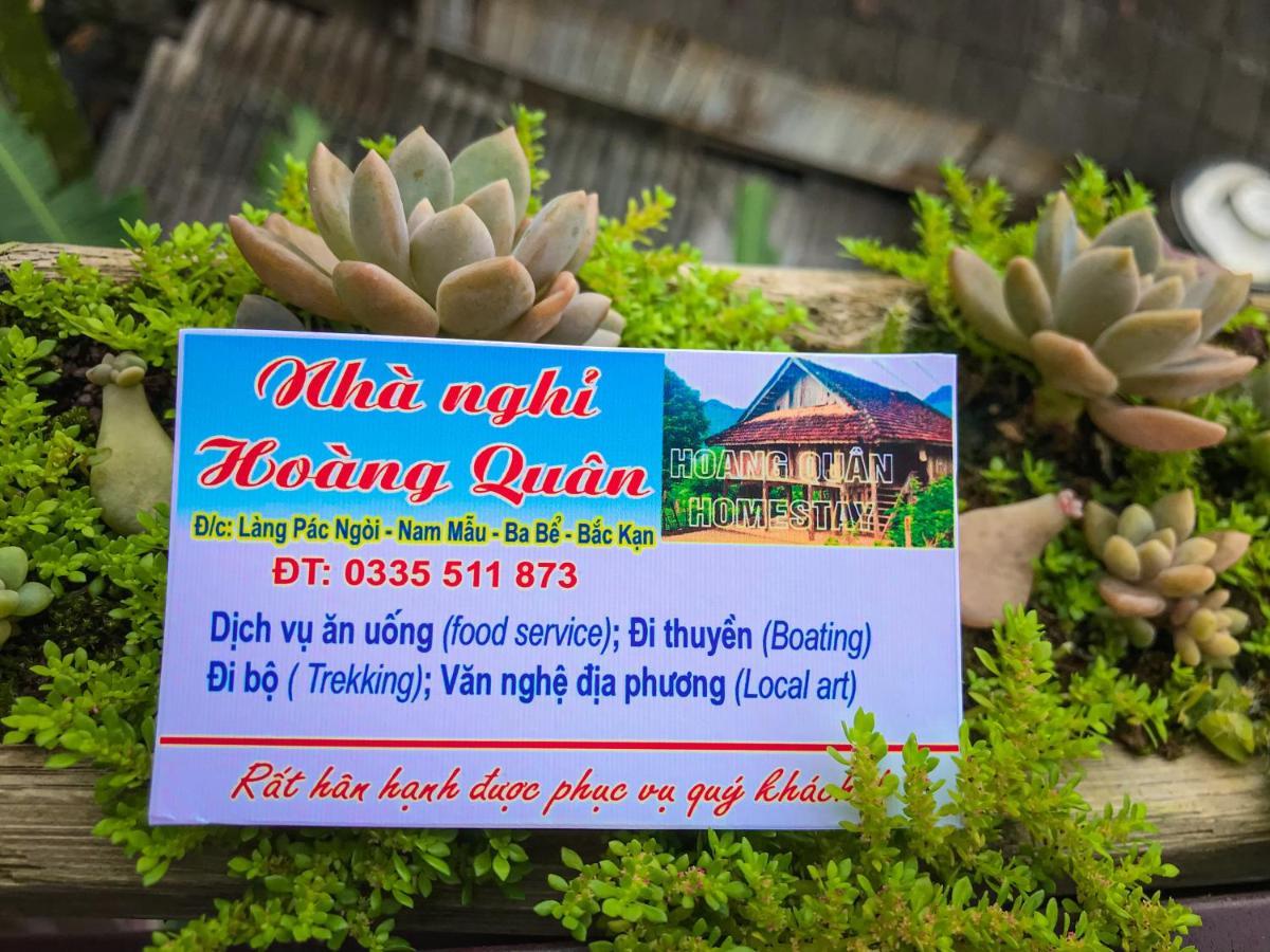 Hoang Quan Homestay Ba Be Bagian luar foto